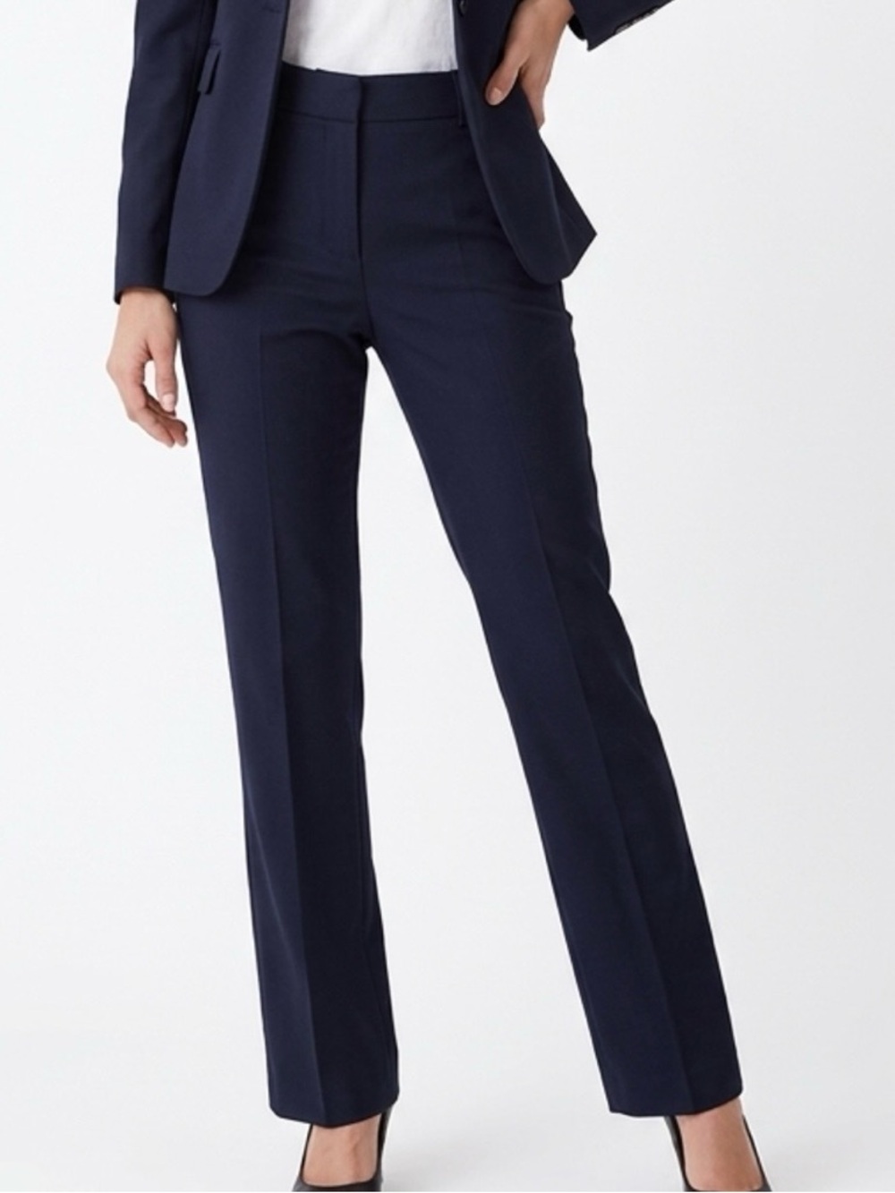 BANANA REPUBLIC Martin Fit Women’s Navy Straight-Leg Dress Trousers